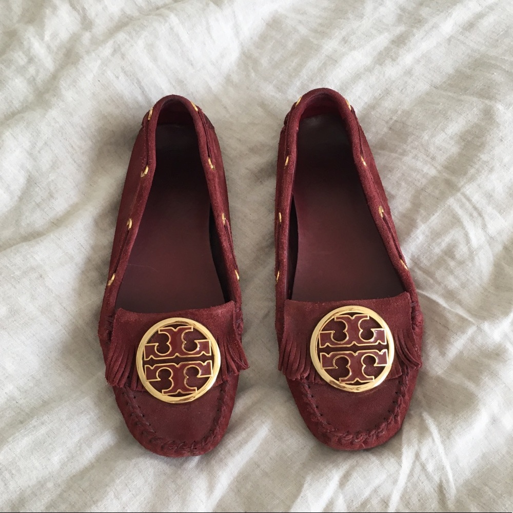 Tory Burch Alexandra Logo Moccasins
